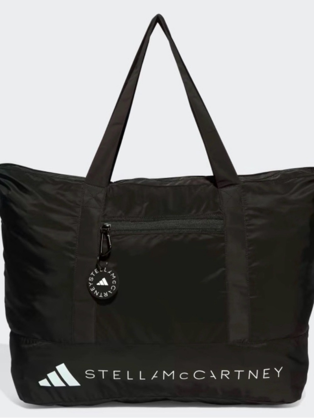 Adidas by Stella McCartney Black Nylon Logo Tote